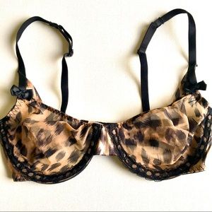 Victoria’s Secret Sheer Leopard Bra 34C